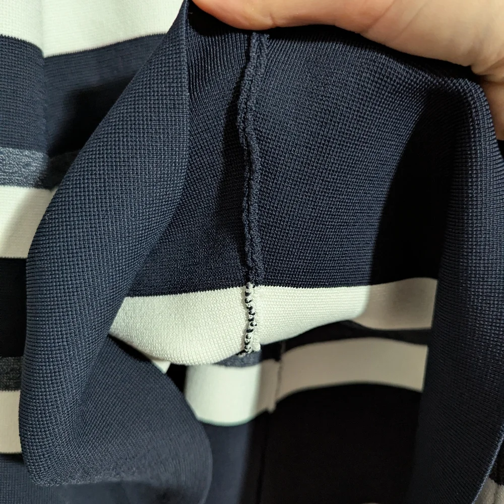 A.L.C. Huntington Striped Dress Navy & White Women's S Sailor Preppy